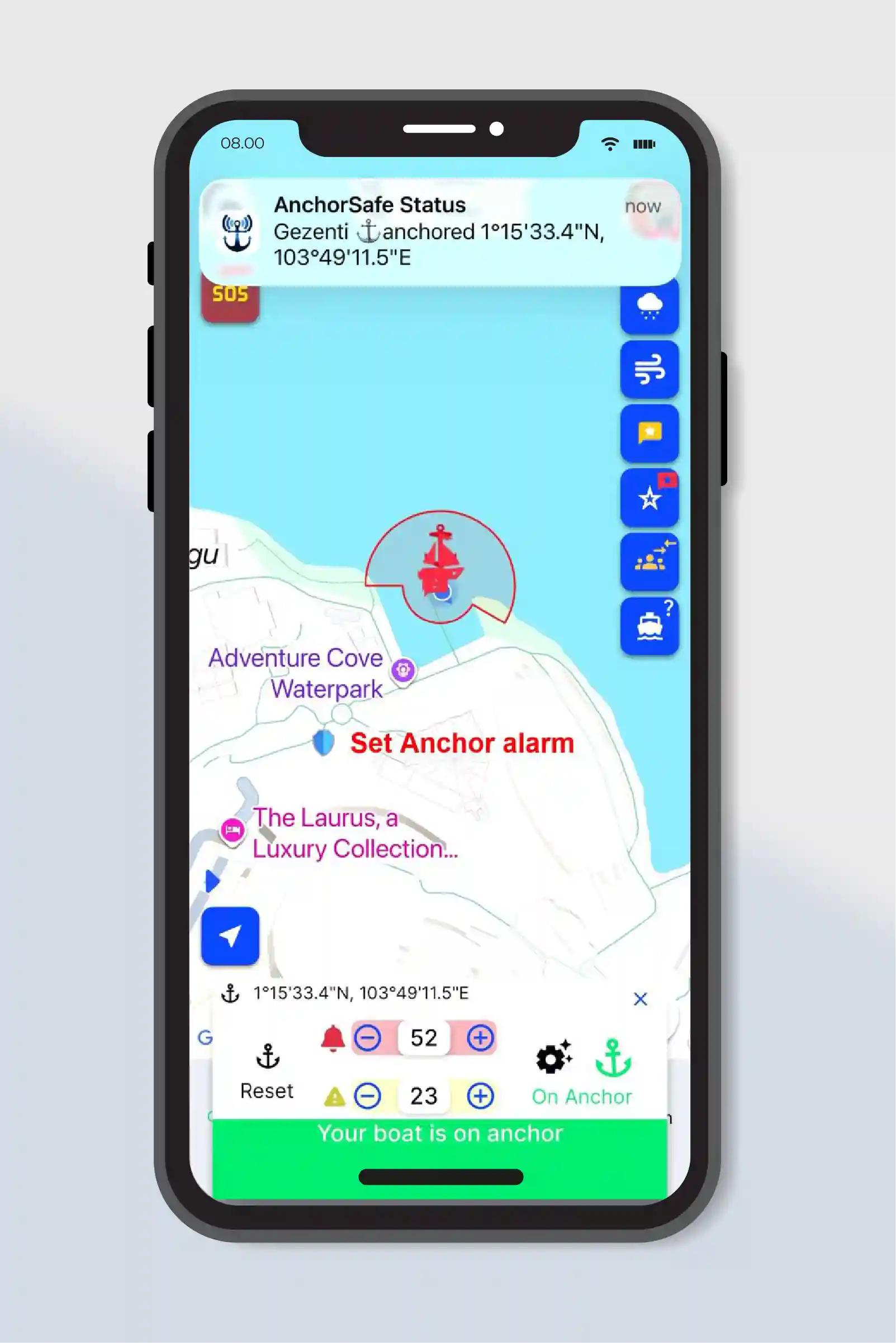 Ultimate Remote Anchor Alarm