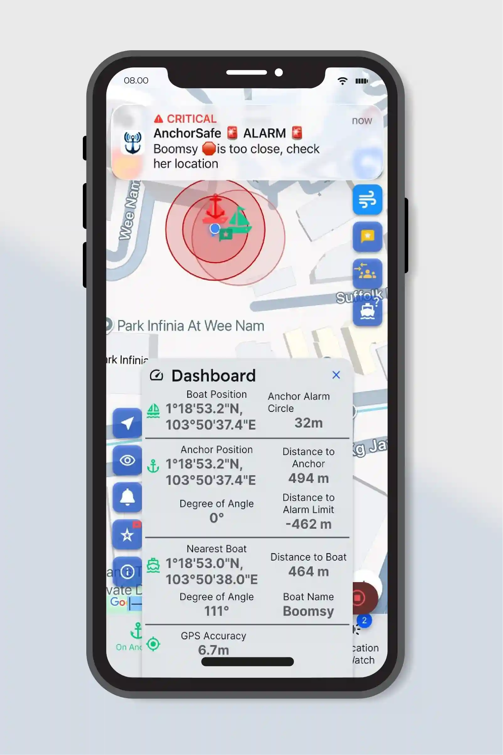 Proximity & Traffic Alerts - Screen1